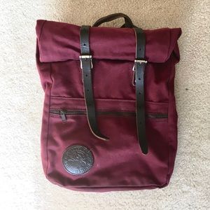Duluth Pack Roll-Top Scout Pack Burgundy